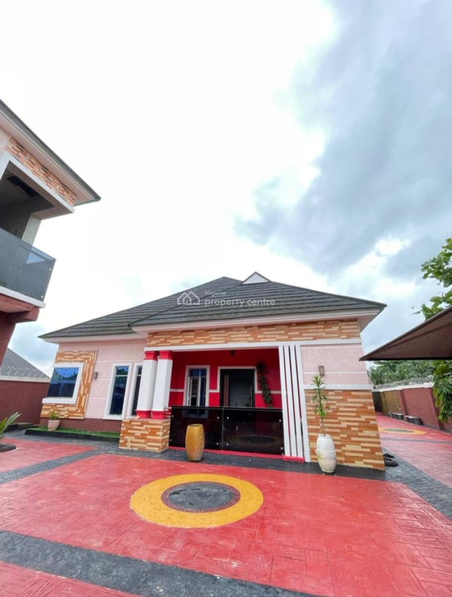 4 Bedroom Bungalow with Gate House, Elikpokwuodu, Rukpokwu, Port Harcourt, Rivers, Detached Bungalow for Sale