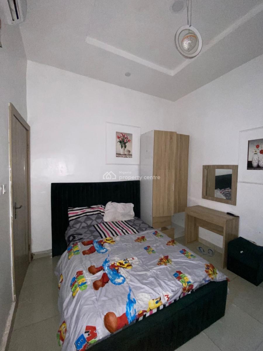 Room Downstairs Fully Furnished and Serviced with Shared Kitchen, Dpkay Orchid, Lekki, Lagos, House for Rent