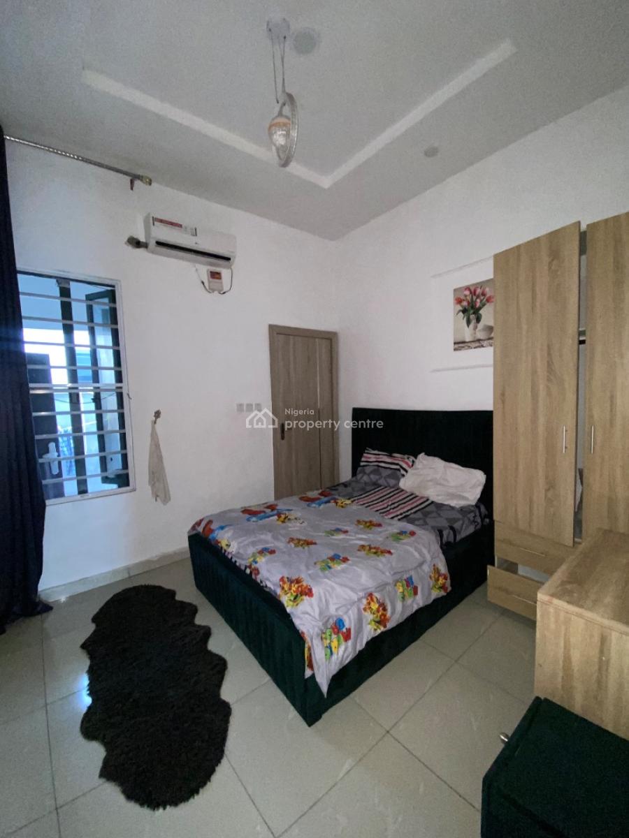 Room Downstairs Fully Furnished and Serviced with Shared Kitchen, Dpkay Orchid, Lekki, Lagos, House for Rent