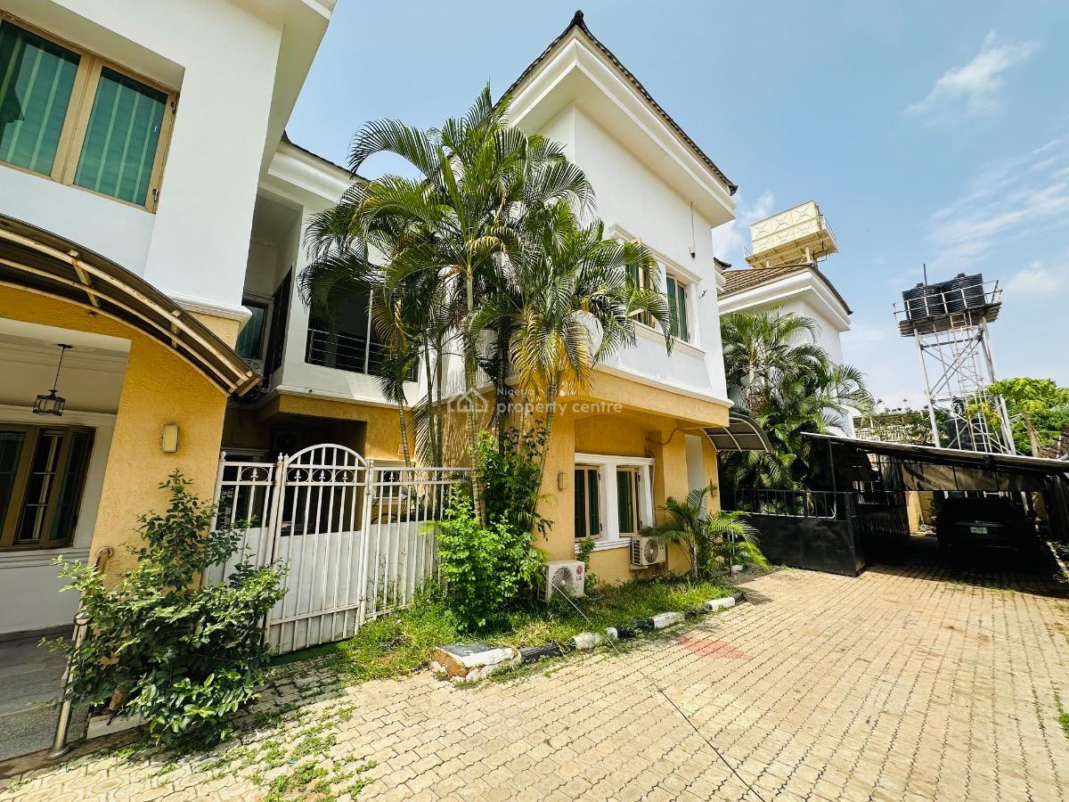 4 Bedroom Terrace Duplex with Bq, Serene Environment, Maitama District, Abuja, Terraced Duplex for Rent