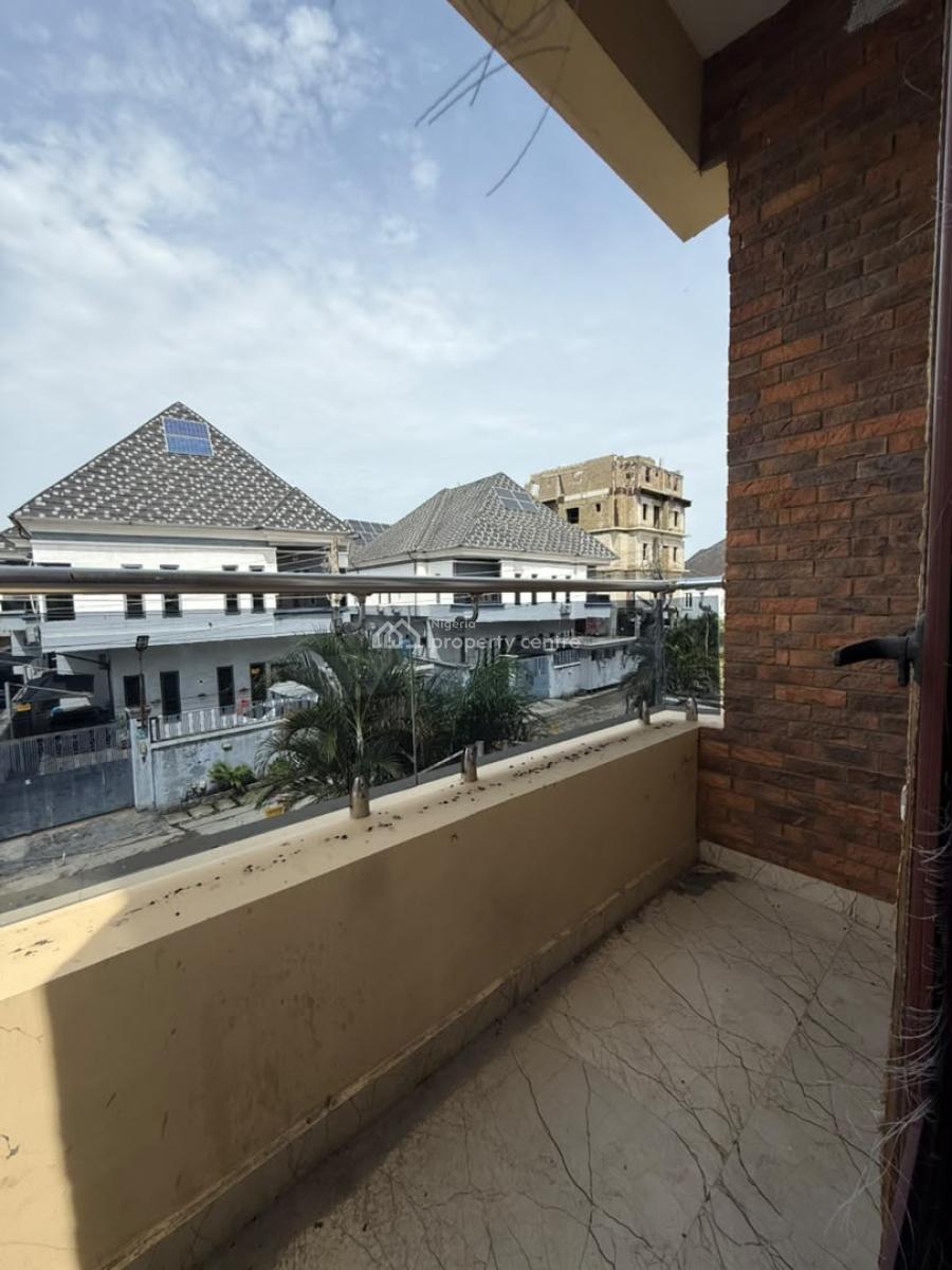 Spacious 3 Bedroom Terraced Self Compound, Chevron, Lekki, Lagos, Terraced Bungalow for Rent
