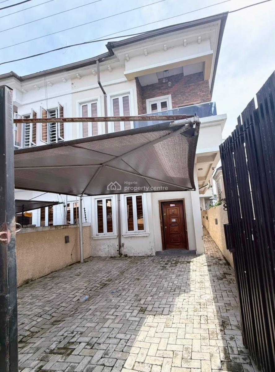 Spacious 3 Bedroom Terraced Self Compound, Chevron, Lekki, Lagos, Terraced Bungalow for Rent