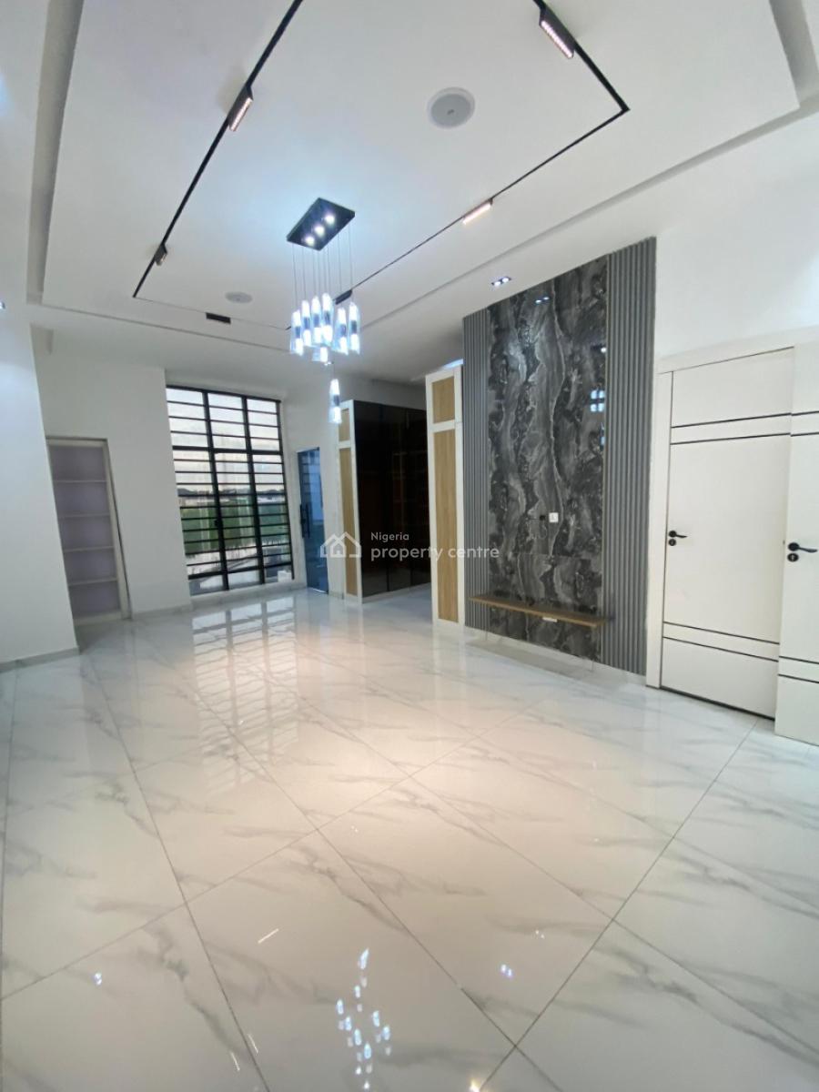 Exclusive 5 Bedroom Brand New Detached Smart House with Pool and Bq, Chevron, Lekki, Lagos, Detached Duplex for Sale