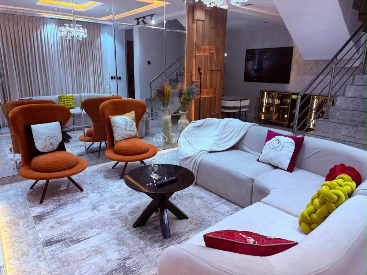 Furnished 3bedroom Furnished Apartment with Pool and Gym, Mijl Residence, Ikate, Lekki, Lagos, House Short Let