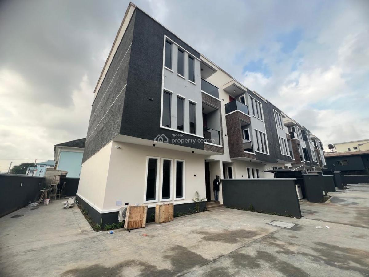 Newly Built, Furnished & Serviced 4 Bedroom Terrace Duplex & Bq, Awuse Estate, Opebi, Ikeja, Lagos, Terraced Duplex for Rent