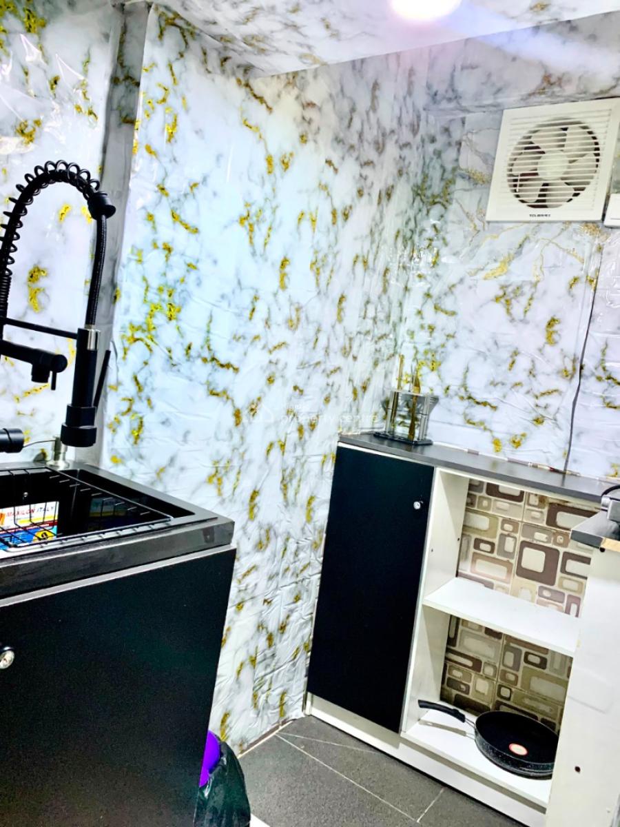 Furnished Mini Flat with an Open Plan Kitchen, Sangotedo, Ajah, Lagos, Mini Flat (room and Parlour) for Rent