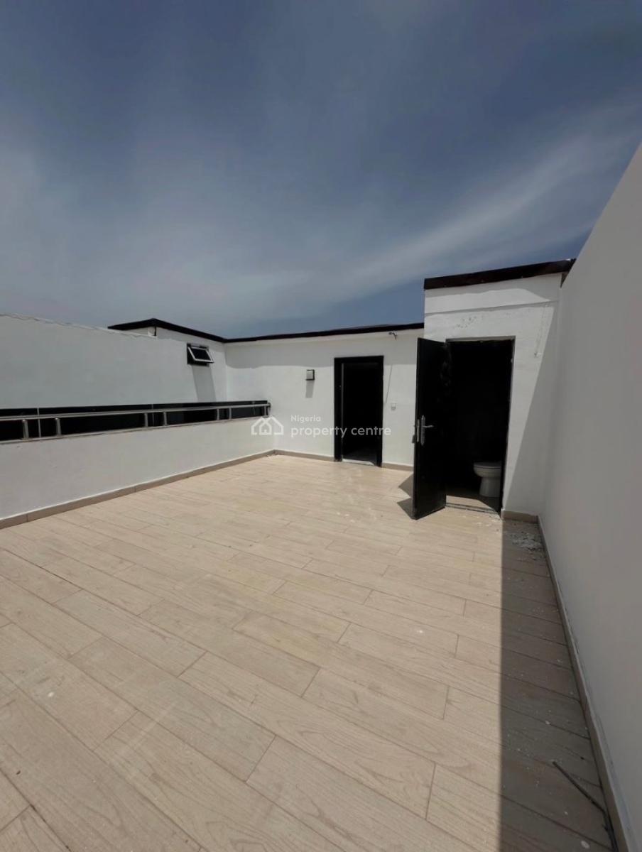 Newly Built 4 Bedrooms Tarreced Duplex with Boys Quarters, Jabi, Abuja, Terraced Duplex for Rent