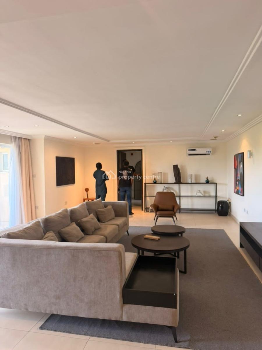 Super Luxury Furnished 3 Bedroom Apartment with Lake View & Bq, Ikoyi, Lagos, Flat / Apartment for Rent