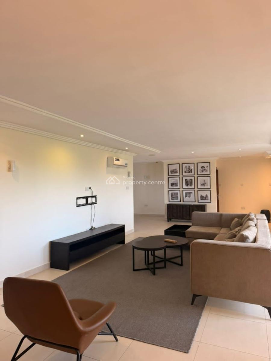 Super Luxury Furnished 3 Bedroom Apartment with Lake View & Bq, Ikoyi, Lagos, Flat / Apartment for Rent