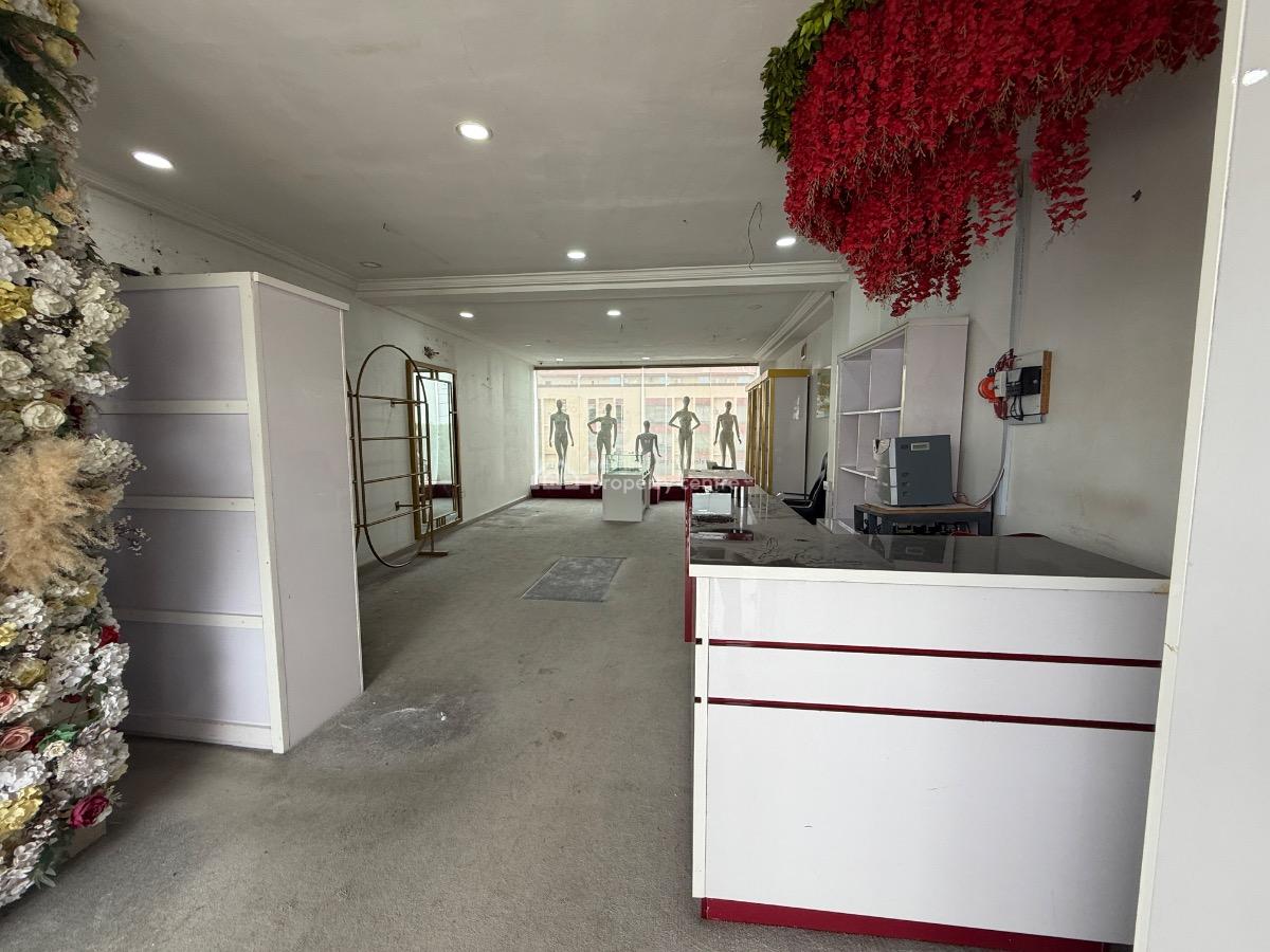 Serviced 60sqm Shop / Office Space on Third Floor with Elevator, Wuse 2, Abuja, Office Space for Rent