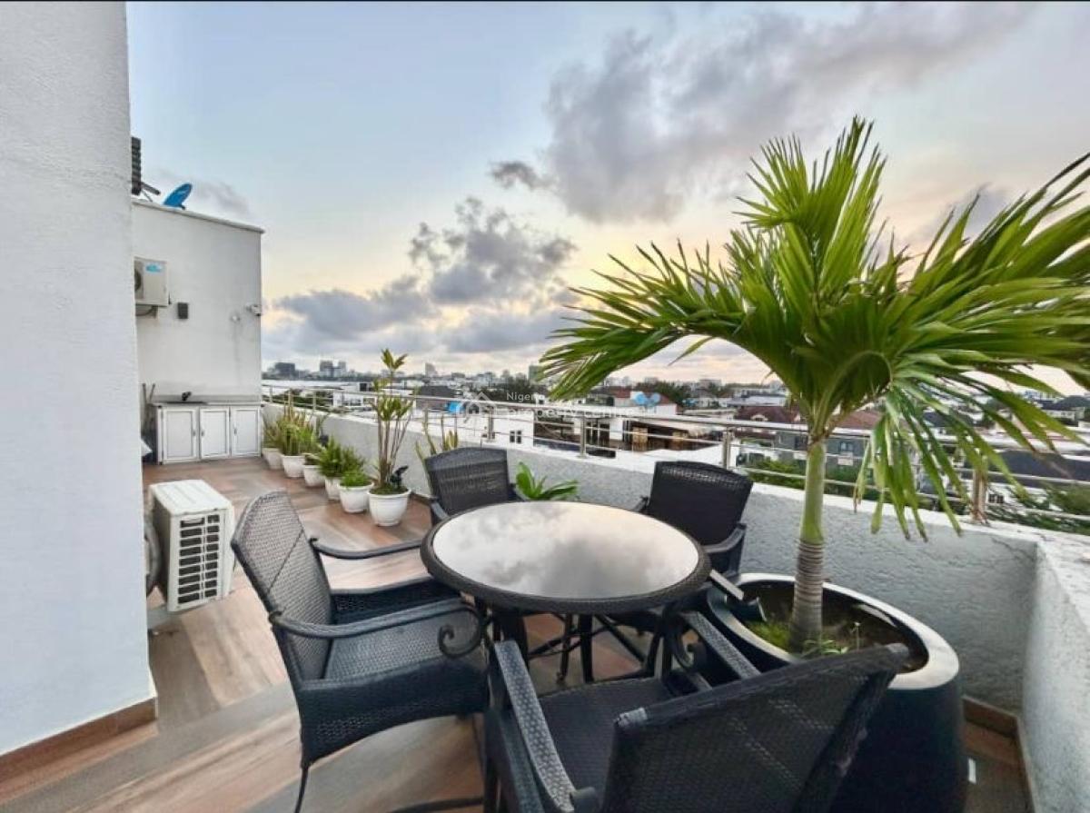 an Exclusive One Bedroom Pent House with Massive City-view Rooftop, 9, Banana Island, Ikoyi, Lagos, Mini Flat (room and Parlour) Short Let