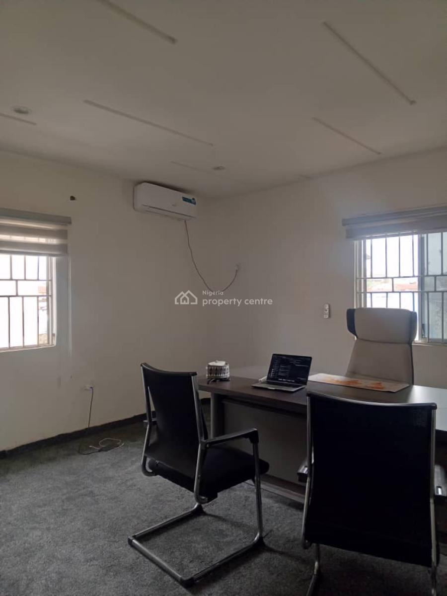 Super Clean 3 Bedrooms Flat for Office with Inverter & Ac, Area 2, Garki, Abuja, House for Rent