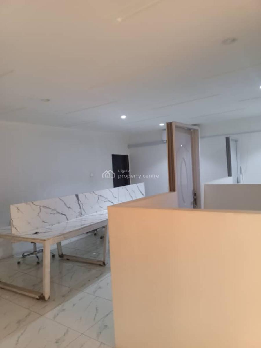 Super Clean 3 Bedrooms Flat for Office with Inverter & Ac, Area 2, Garki, Abuja, House for Rent