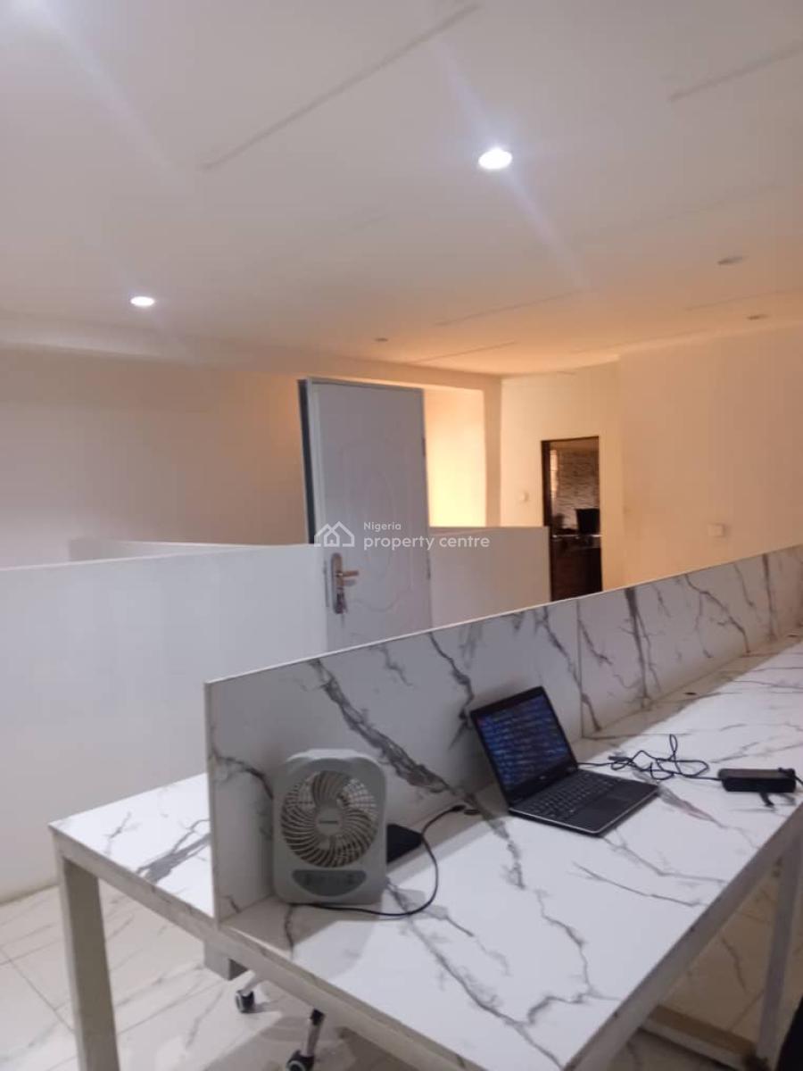 Super Clean 3 Bedrooms Flat for Office with Inverter & Ac, Area 2, Garki, Abuja, House for Rent
