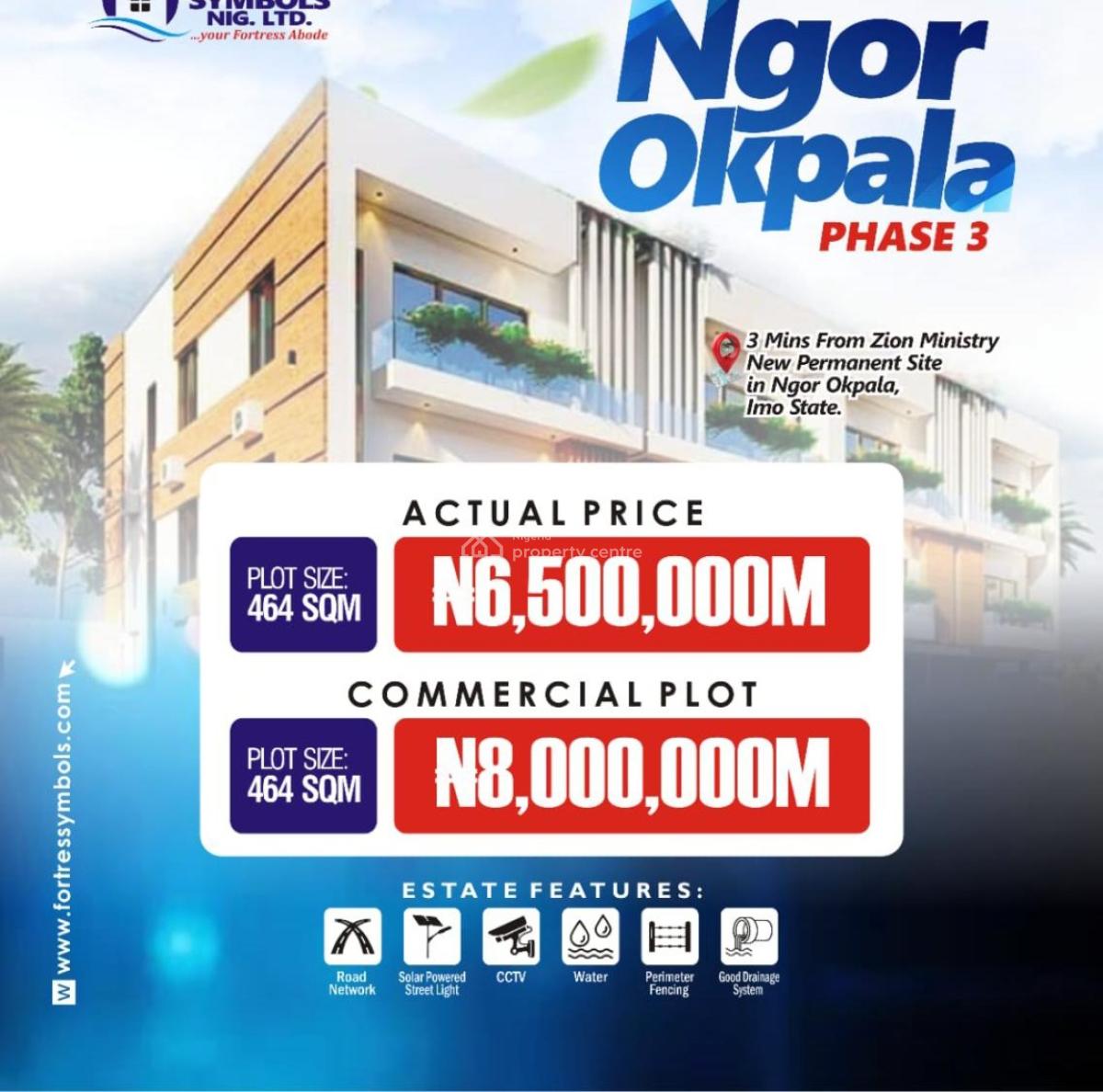 Mixed Use Land, Fortune Garden Estate Phase 3, Ngor Okpala, Imo, Mixed-use Land for Sale