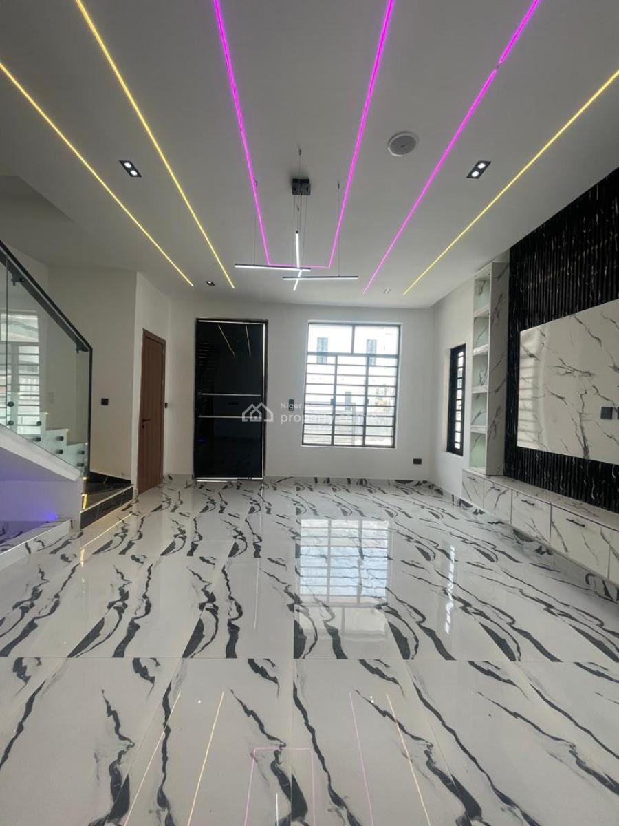 4 Bedroom Fully Detached Duplex with Living Room Tv Console, Led Light, Ajah, Lagos, Detached Duplex for Sale