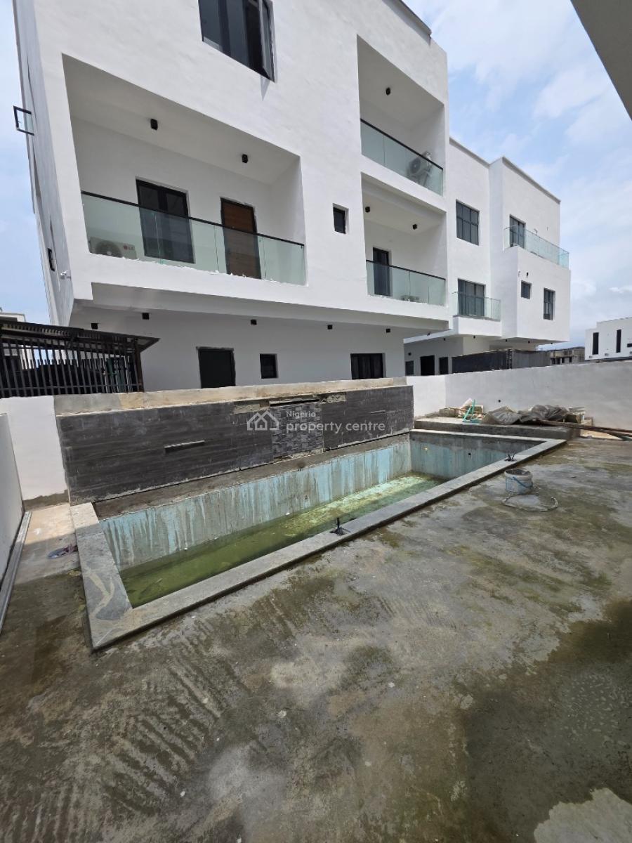 Massive 6 Bedroom Semi-detached Duplex with Swimming Pool, Hampton Bay Estate, Ikate, Lekki, Lagos, Semi-detached Duplex for Sale