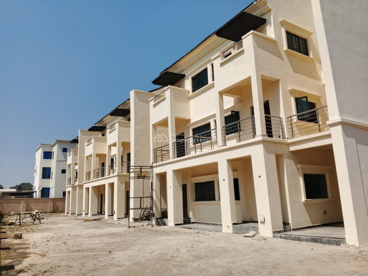 5 Units of 4 Bedroom En-suite Terrace Detached Duplex with Bq, By Eco Bank, Jabi, Abuja, Detached Duplex for Sale