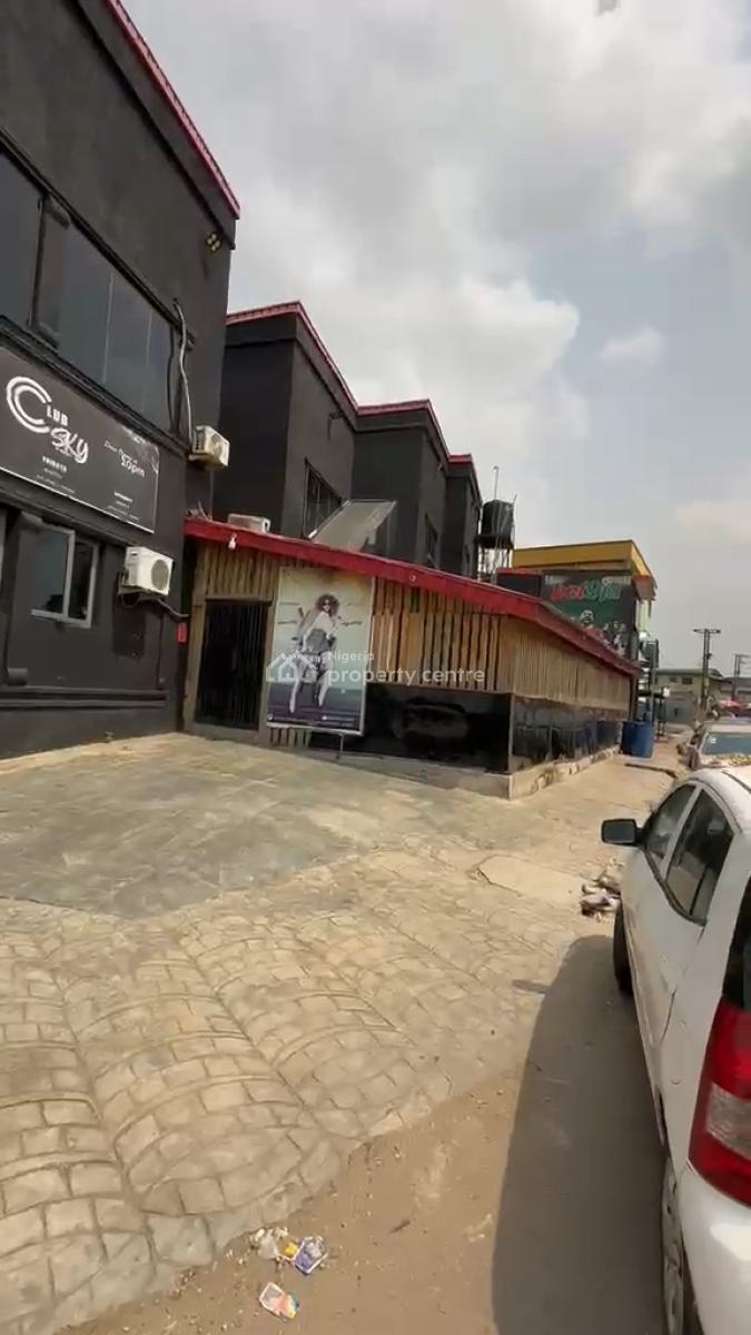 Lounge with Club & Rooms on Full Corner Piece Land, Agege, Agege, Lagos, Hotel / Guest House for Sale