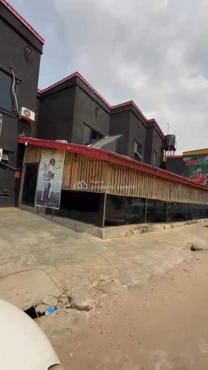 Lounge with Club & Rooms on Full Corner Piece Land, Agege, Agege, Lagos, Hotel / Guest House for Sale