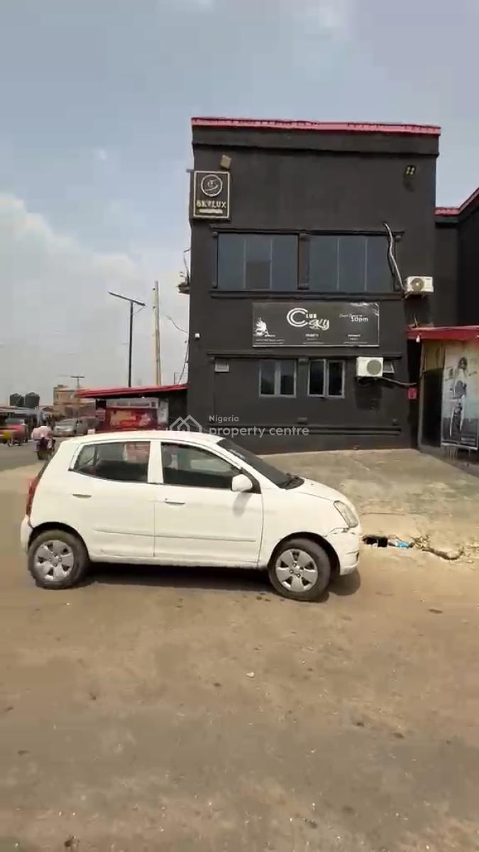 Lounge with Club & Rooms on Full Corner Piece Land, Agege, Agege, Lagos, Hotel / Guest House for Sale