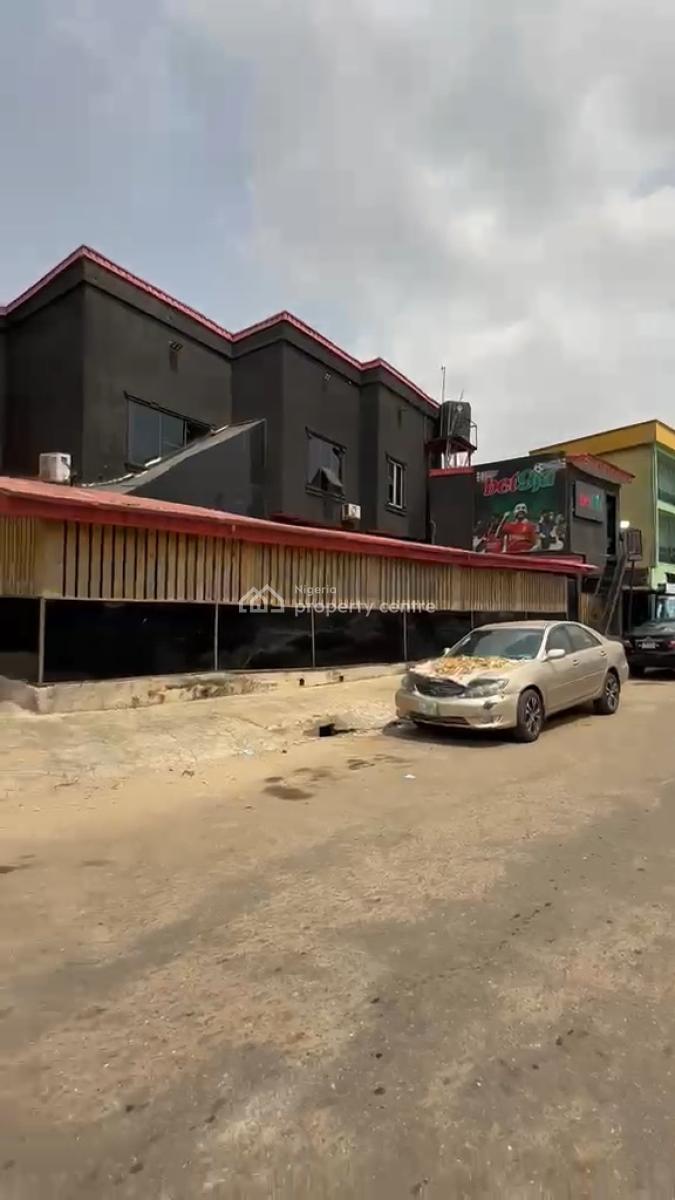 Lounge with Club & Rooms on Full Corner Piece Land, Agege, Agege, Lagos, Hotel / Guest House for Sale