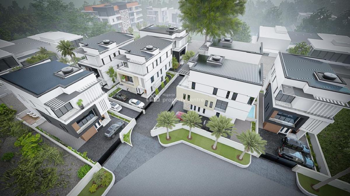 Offplan Luxury 5 Bedroom Detached Duplex & Pool, Chevron, Lekki, Lagos, House for Sale