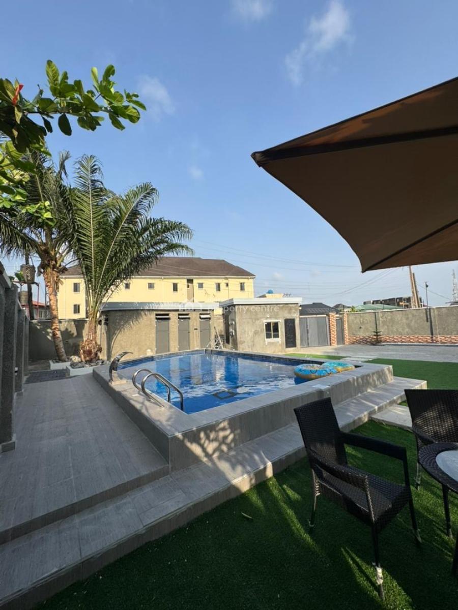 4 Bedroom Self Compound Resort with Large Family Size Swimming Pool, Thera Peace Zone Estate, Sangotedo, Ajah, Lagos, House Short Let