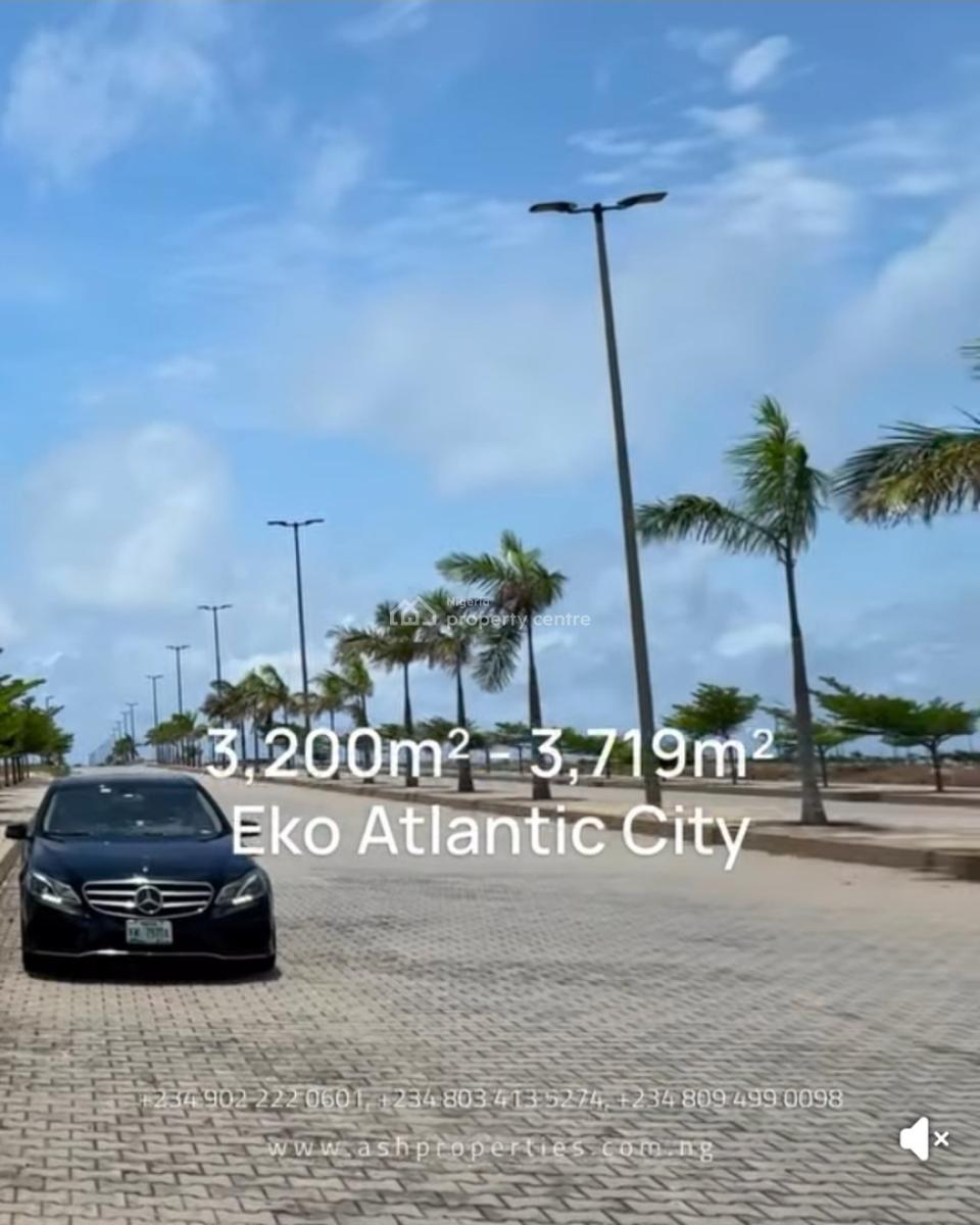 17,000m² Bareland Option to Sell Plots of 3,000m². Dues: All Dues Paid, Eko Atlantic City, Lagos, Mixed-use Land for Sale