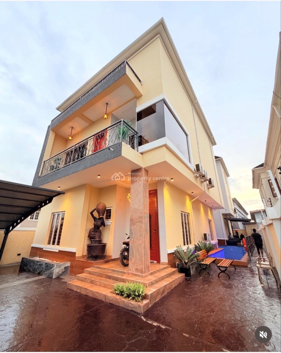 Fully Furnished 6 Bedroom Fully Detached Duplex with Gym,pool ,cinema, Gra Phase 2, Magodo, Lagos, Detached Duplex for Sale