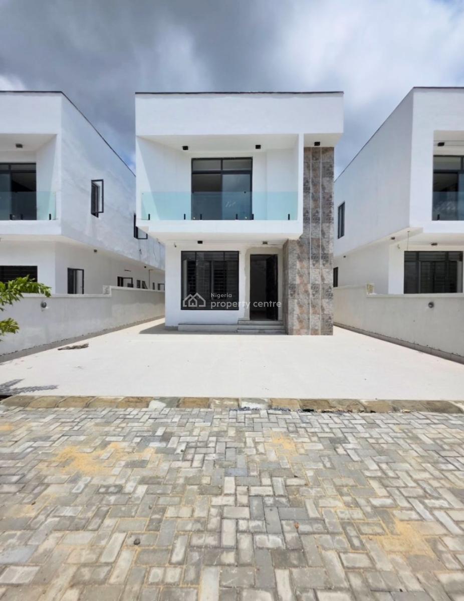 Super Luxury 4 Bedroom Fully Detached Duplex + Bq with Communal Pool, Chevron Tollgate, Lekki, Lagos, Detached Duplex for Sale