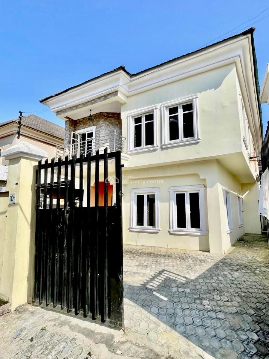 Spacious and Clean with B Q, Gate Gate and Self Compound, Ikota, Lekki, Lagos, Detached Duplex for Rent