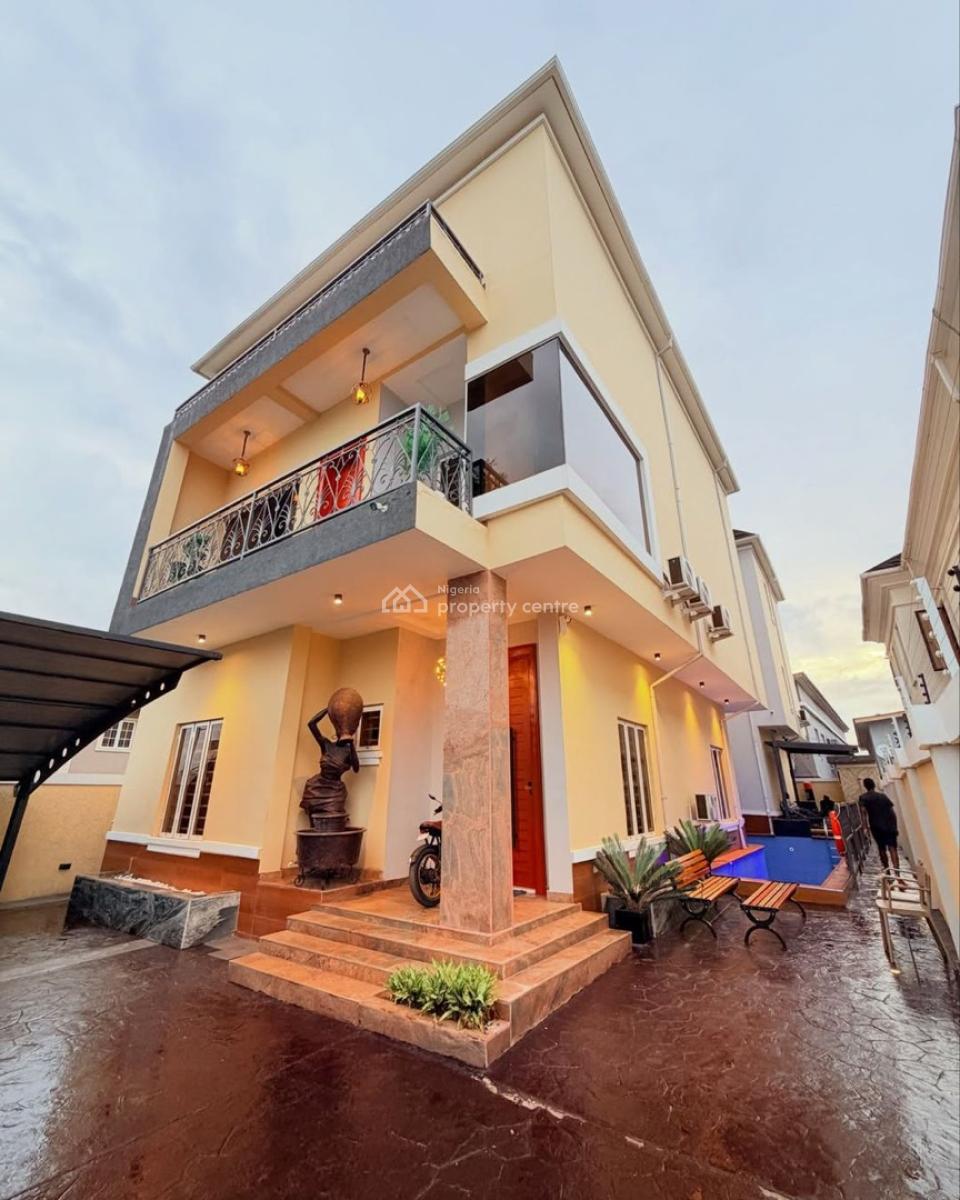 Furnished 6 Bedroom Detached Duplex + Pool, Gym, Cinema &  Open Terrac, Gra Phase 2, Magodo, Lagos, Detached Duplex for Sale