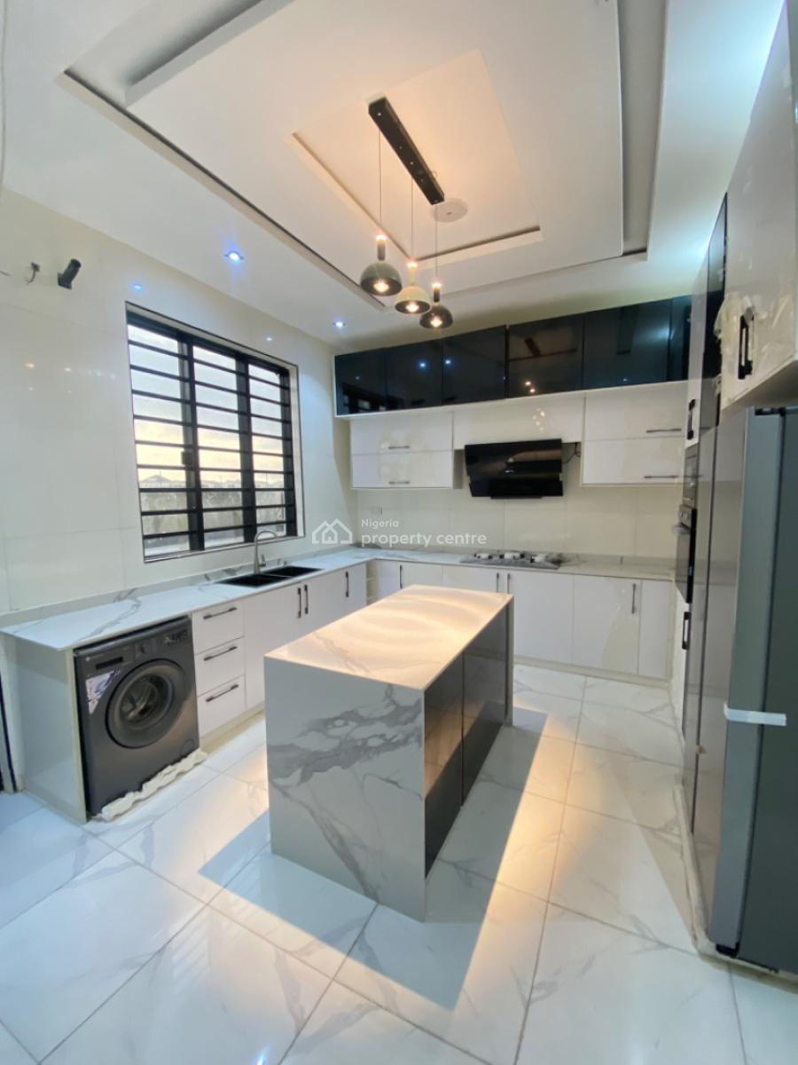 Luxury 4 Bedroom Brand New Detached Smart House with Pool and Bq, Chevron, Lekki, Lagos, Detached Duplex for Sale