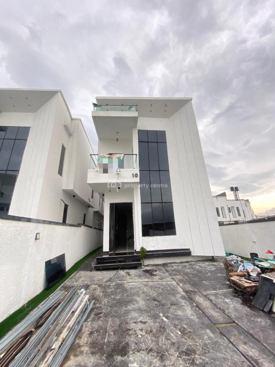 Luxury 4 Bedroom Brand New Detached Smart House with Pool and Bq, Chevron, Lekki, Lagos, Detached Duplex for Sale