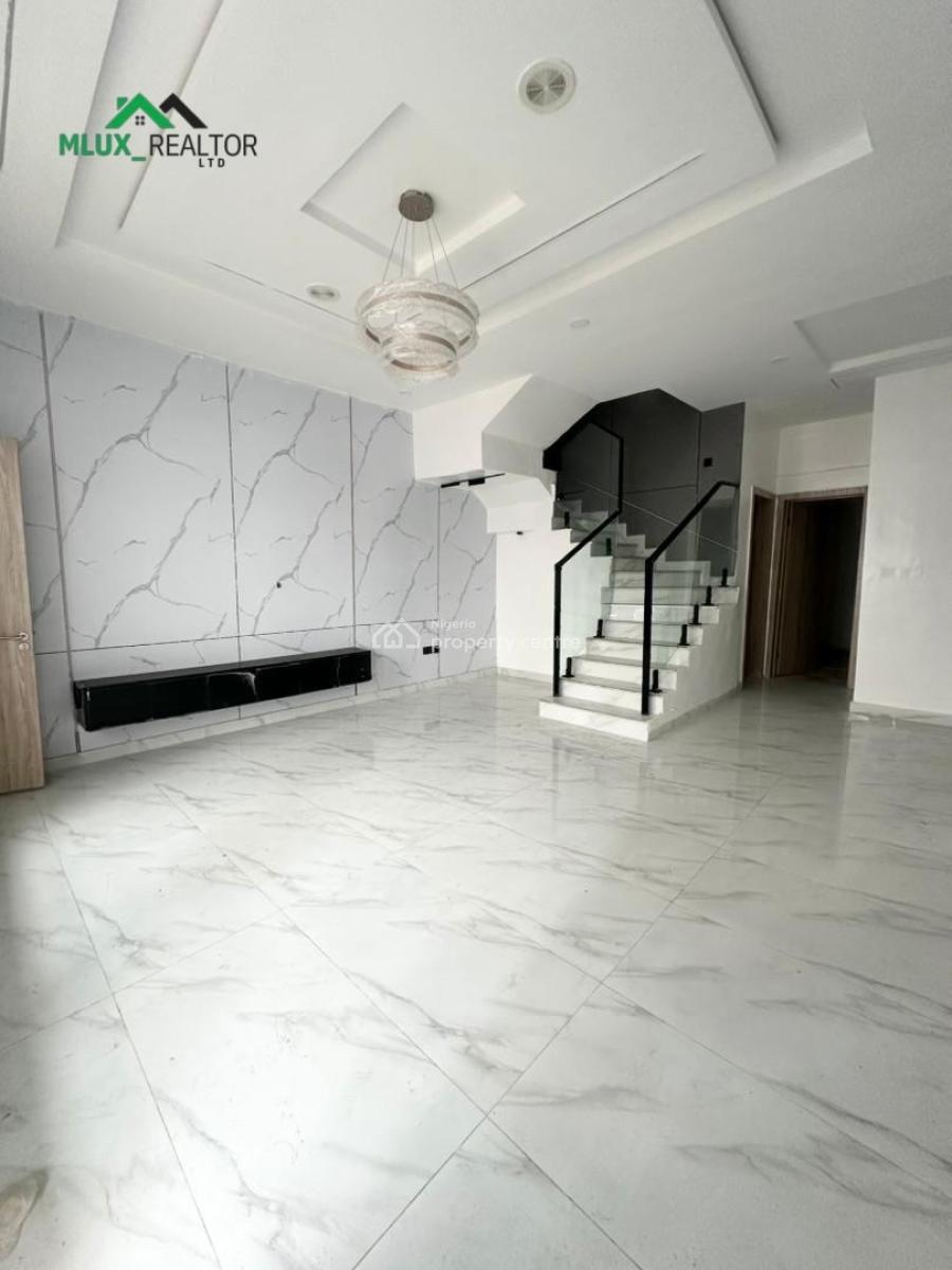 Brand New 4 Bedroom Semi-detached Duplex with Bq, Chevron Toll Gate, Lekki, Lagos, Semi-detached Duplex for Rent