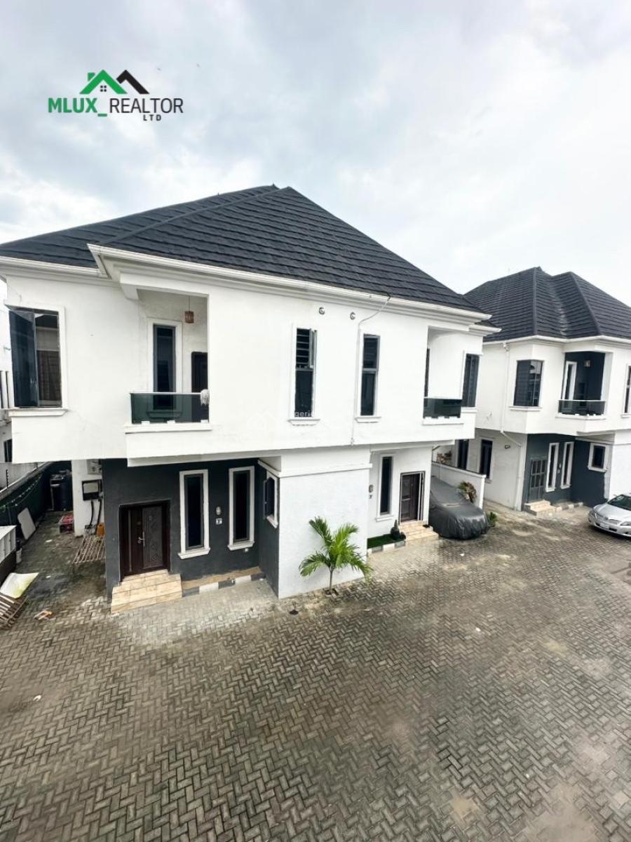 Brand New 4 Bedroom Semi-detached Duplex with Bq, Chevron Toll Gate, Lekki, Lagos, Semi-detached Duplex for Rent