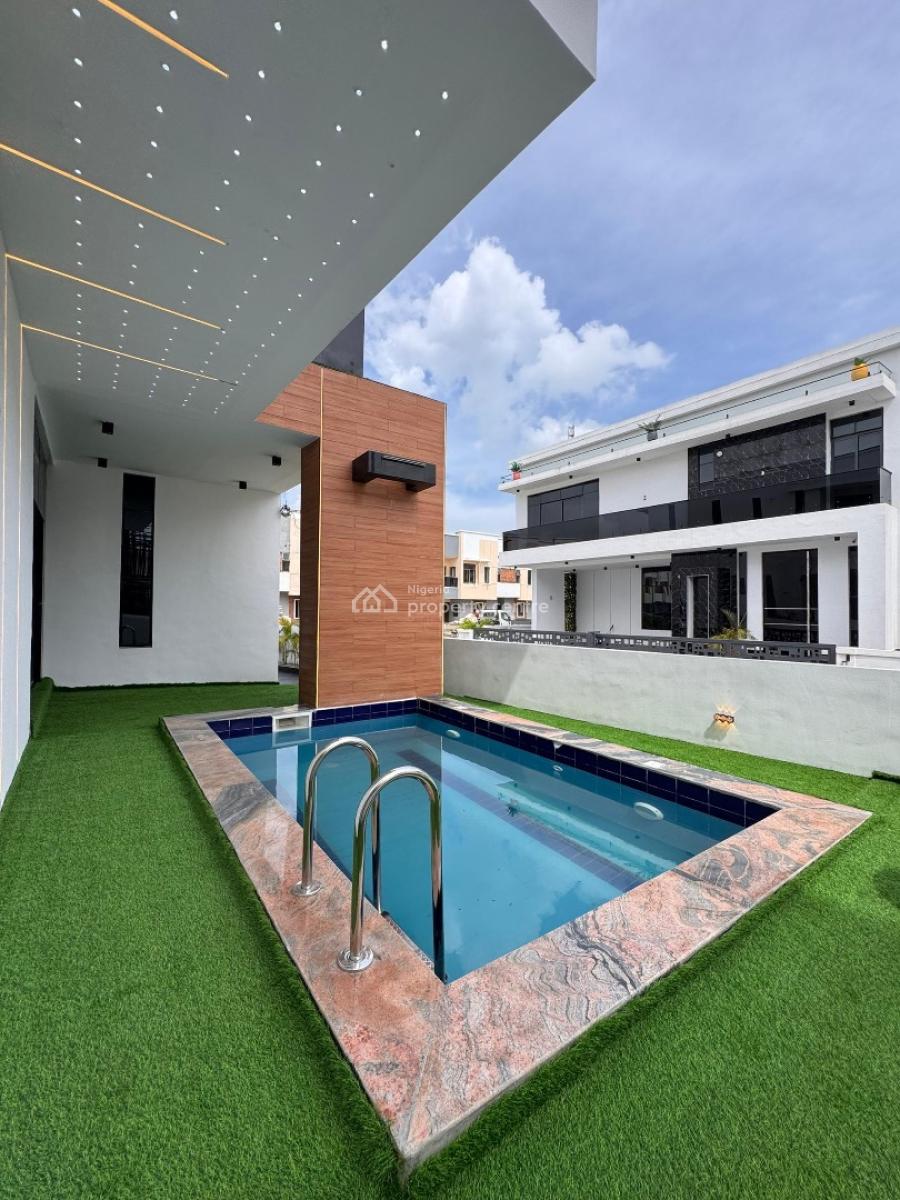 Contemporary 5-bedroom Luxury Detached Duplex, Chevron, Lekki, Lagos, Detached Duplex for Sale