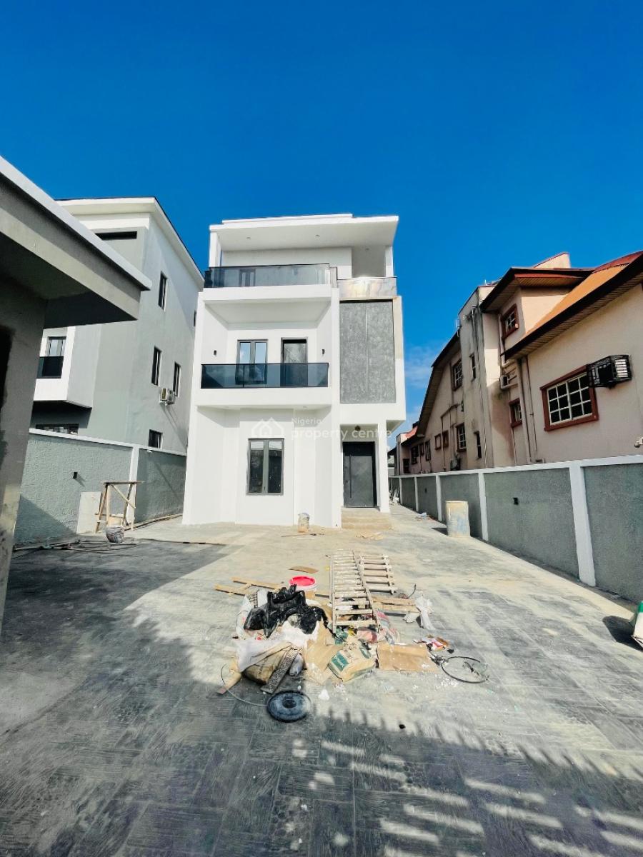Newly Built 7 Bedroom Fully Detached Duplex with a Bq and Pool, Stunningly Designed Home with Bq and Pool in a Secured Estate, Gra Phase 2, Magodo, Lagos, Detached Duplex for Sale