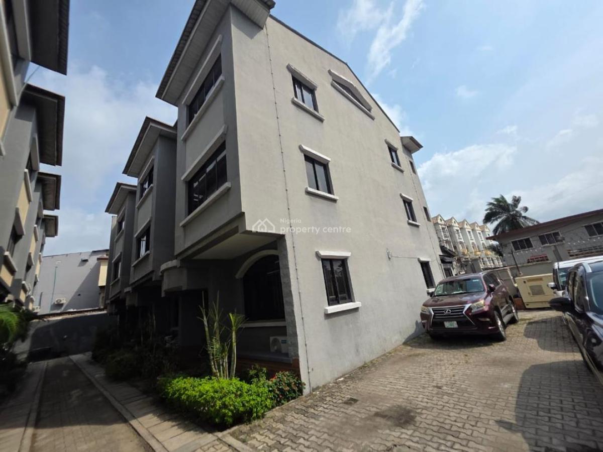 Self Serviced 4 Bedroom Terraced Duplex for Commercial Use, Victoria Island (vi), Lagos, Terraced Duplex for Rent