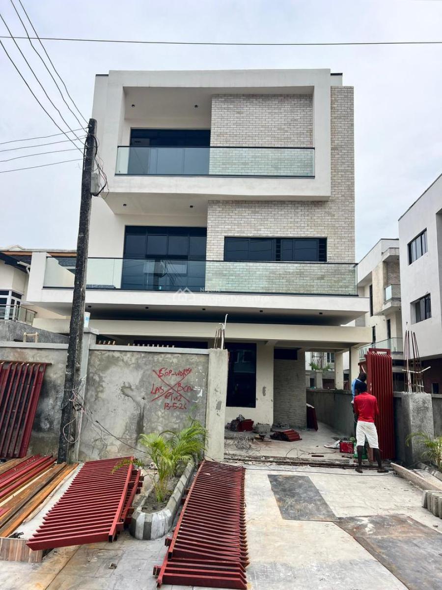 Modern 5 Bedroom Detached + Cinema/gym, Bq in a Family Friendly Estate, Lekki Phase 1, Lekki, Lagos, Detached Duplex for Sale