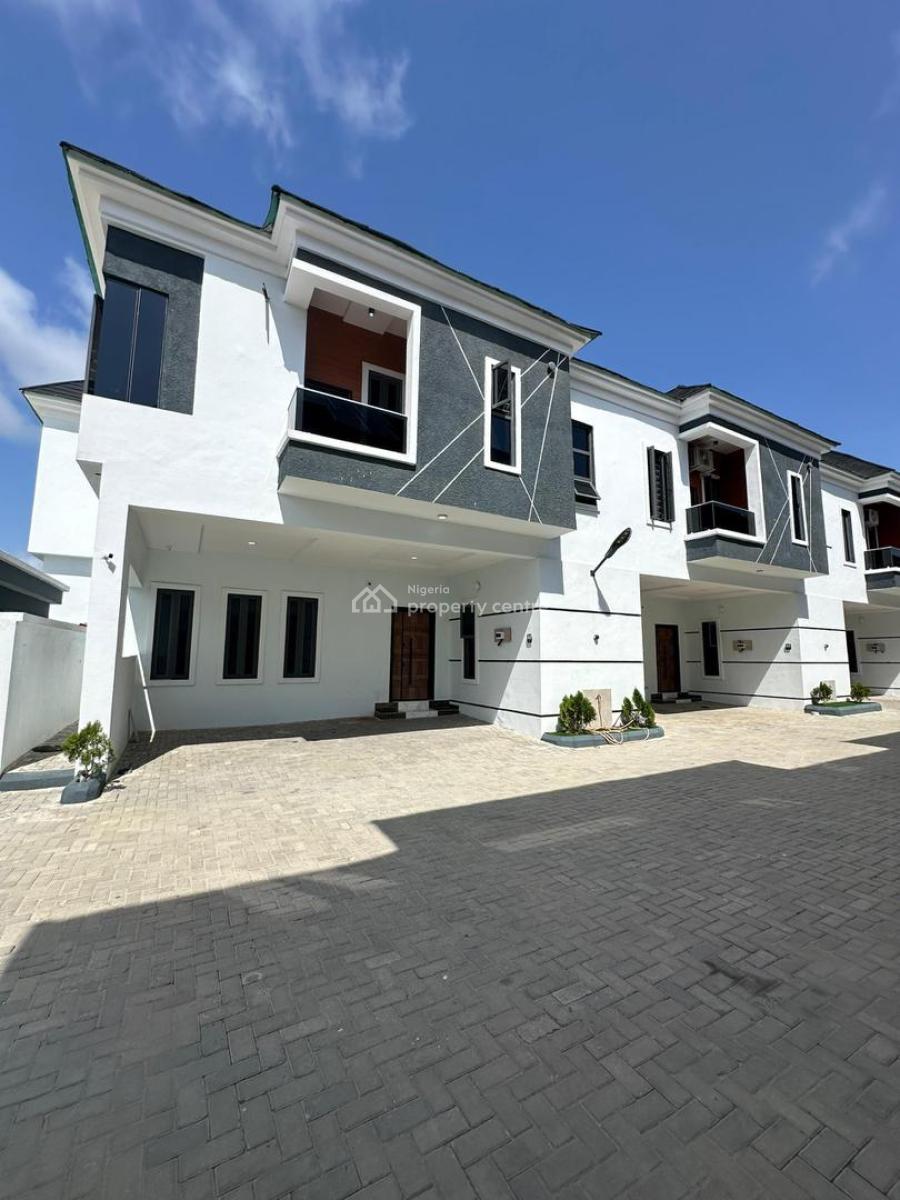 Luxurious Newly Built 4 Bedroom Terrace Duplex, Estate Mobil Road, Ajah, Lagos, Terraced Duplex for Rent