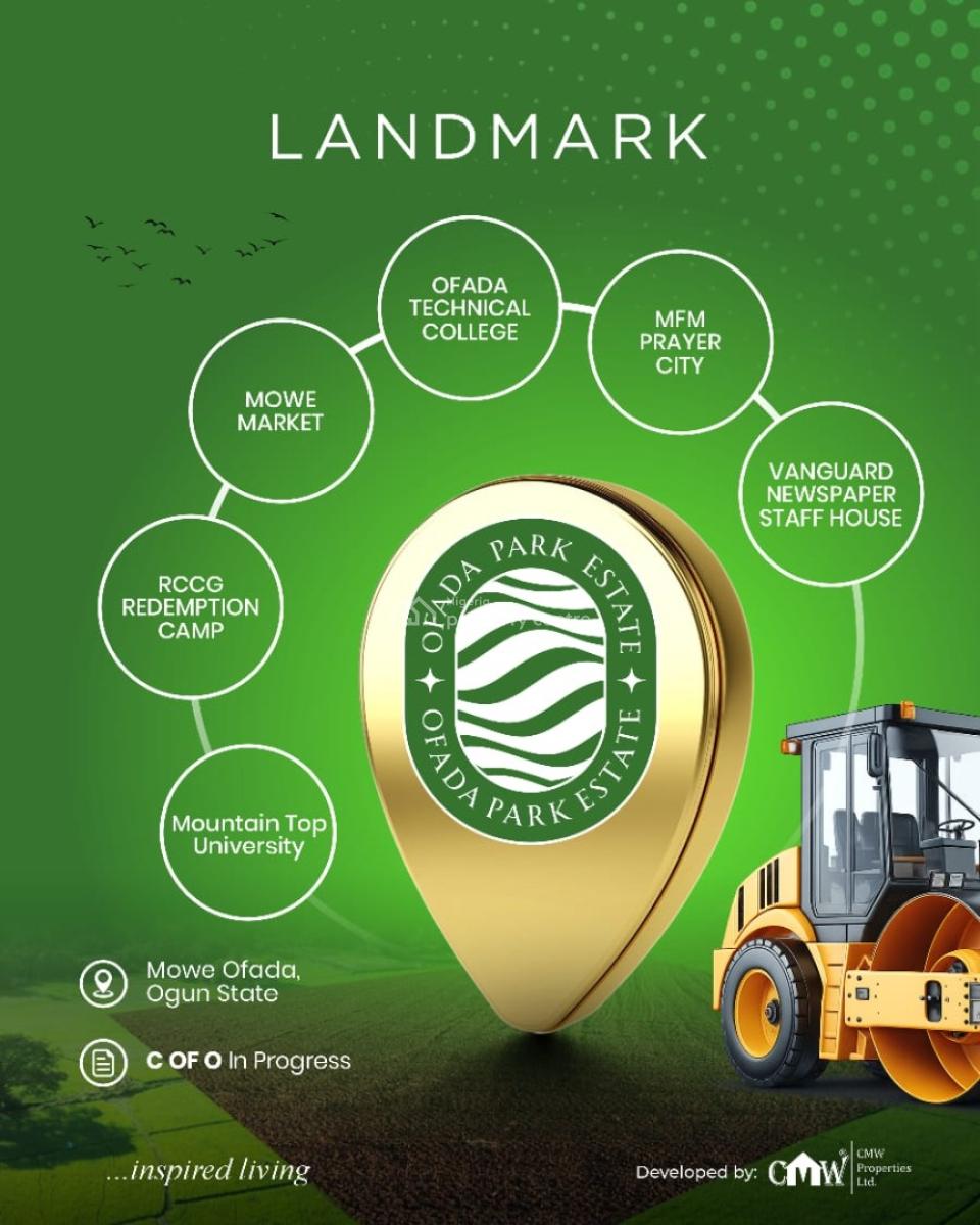 Land, Ofada Park Estate, Mowe Ofada, Ogun, Mixed-use Land for Sale