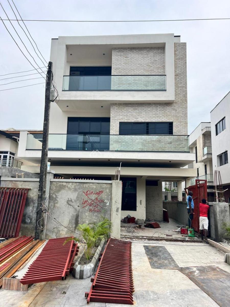 Modern 5 Bedroom Detached with Cinema/gym, Bq in a Family Friendly, Lekki Phase 1, Lekki, Lagos, Detached Duplex for Sale