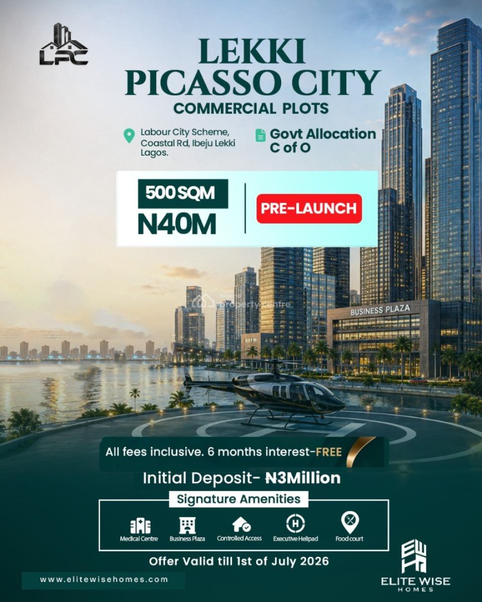 Lekki Picasso  Commercial City, Coastal Road Axies, Ibeju Lekki, Lagos, Commercial Land for Sale