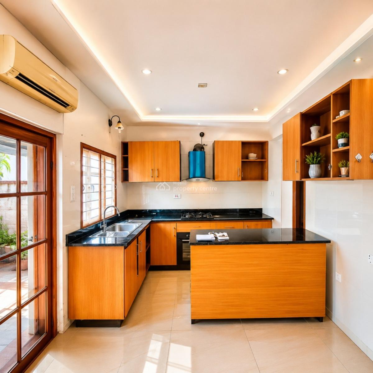 3 Bedroom Bungalow with Ac and  Fitted Kichen, Vgc, Vgc, Lekki, Lagos, Detached Bungalow for Rent