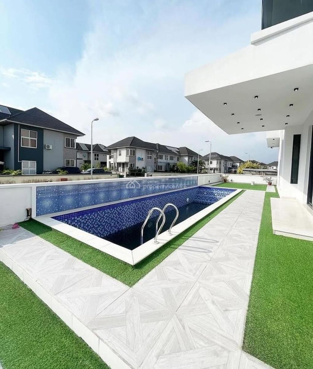 Luxury 6 Bedroom Detached Duplex with Bq & Cinema, Western Foreshore Estate, Osapa, Lekki, Lagos, Detached Duplex for Sale