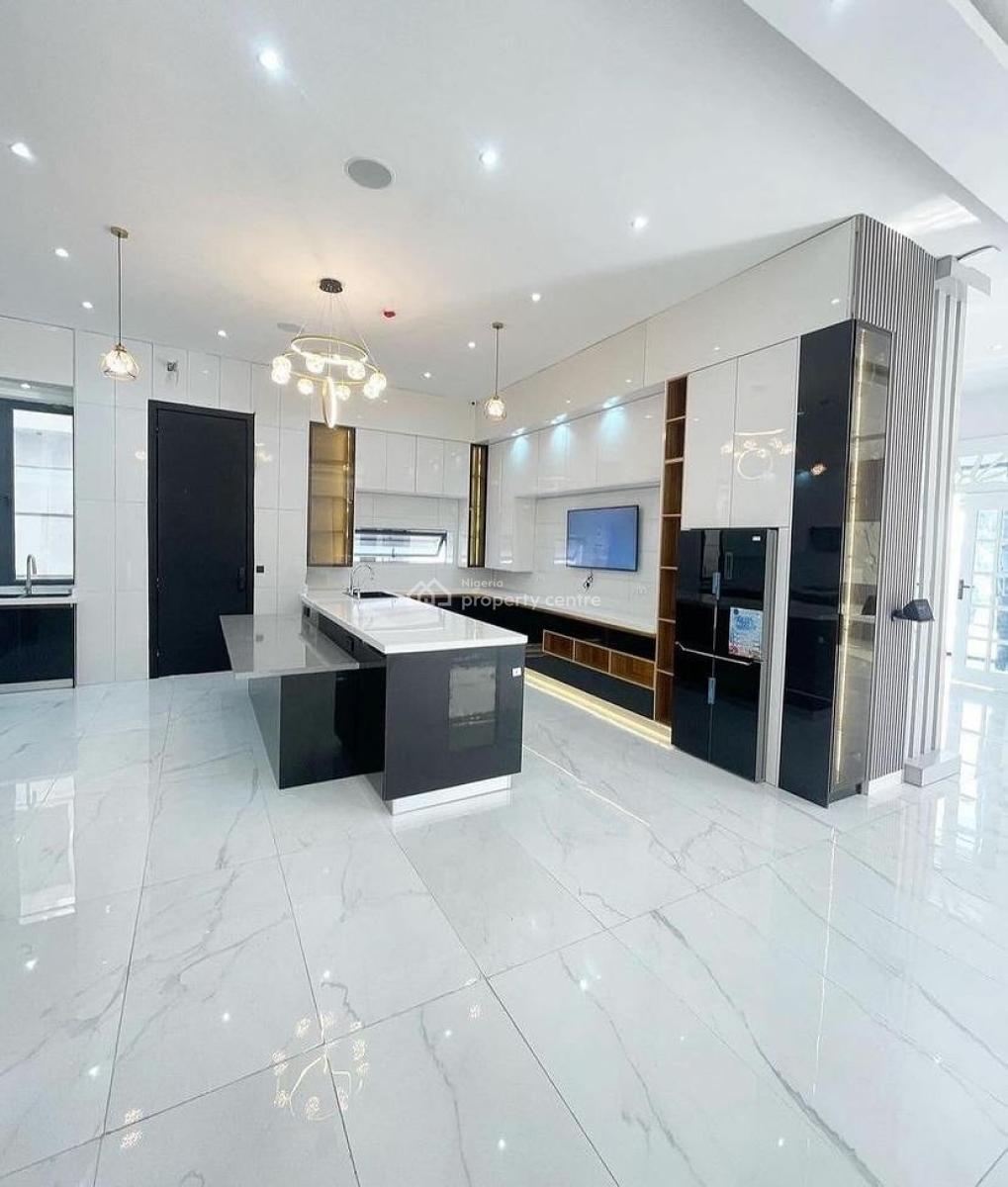 Luxury 6 Bedroom Detached Duplex with Bq & Cinema, Western Foreshore Estate, Osapa, Lekki, Lagos, Detached Duplex for Sale