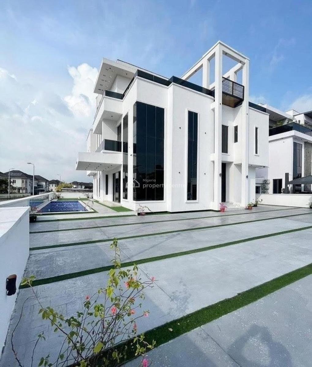 Luxury 6 Bedroom Detached Duplex with Bq & Cinema, Western Foreshore Estate, Osapa, Lekki, Lagos, Detached Duplex for Sale