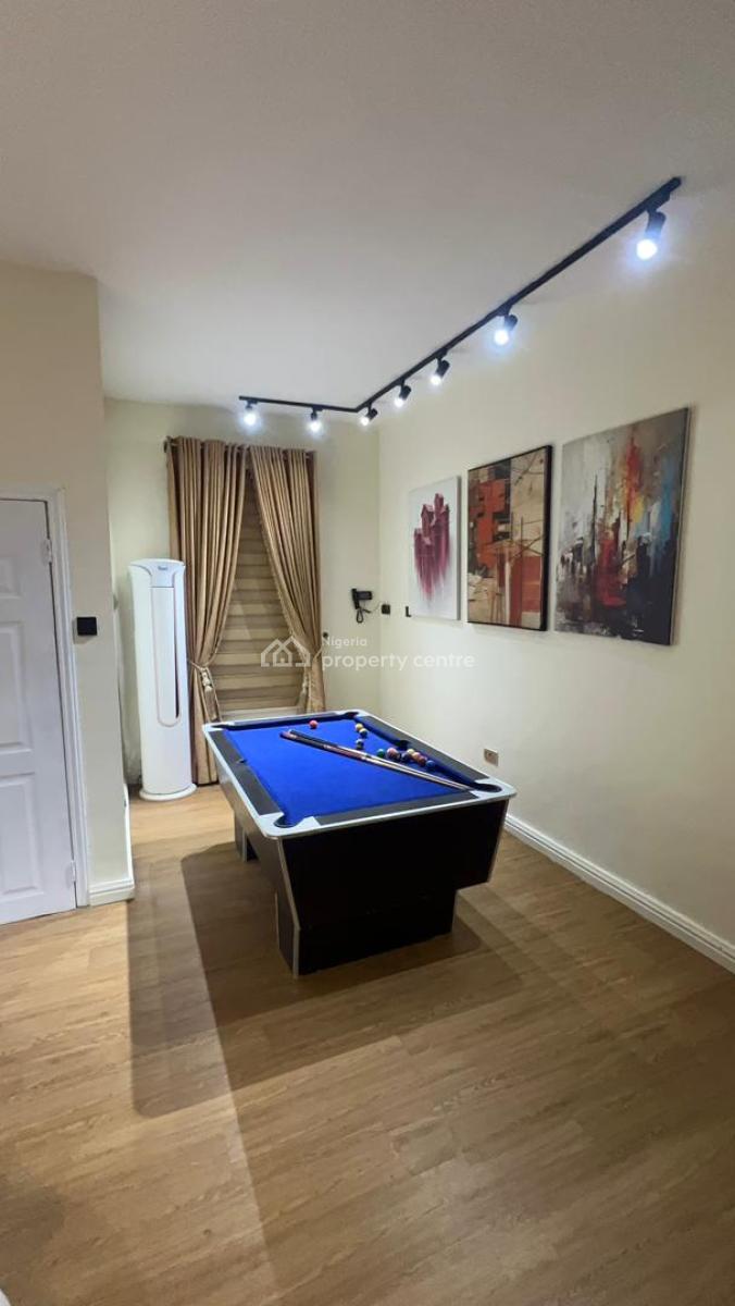 Fully Furnished 4 Bedroom Duplex with Private Pool, Inverter, Fatai Kudirat Estate, Agungi, Lekki, Lagos, Semi-detached Duplex for Rent